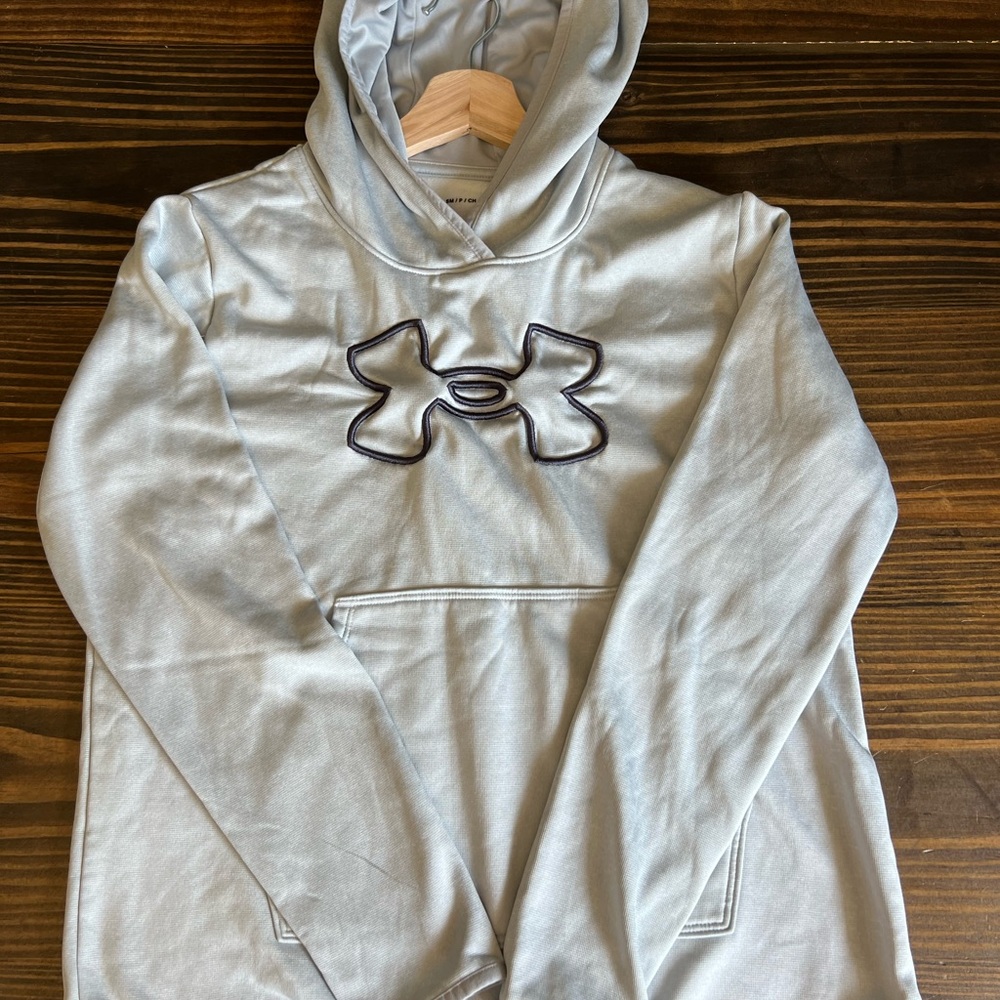 Under Armour Gray Athletic Hoodie Sweatshirt